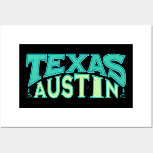 Texas Austin Posters and Art